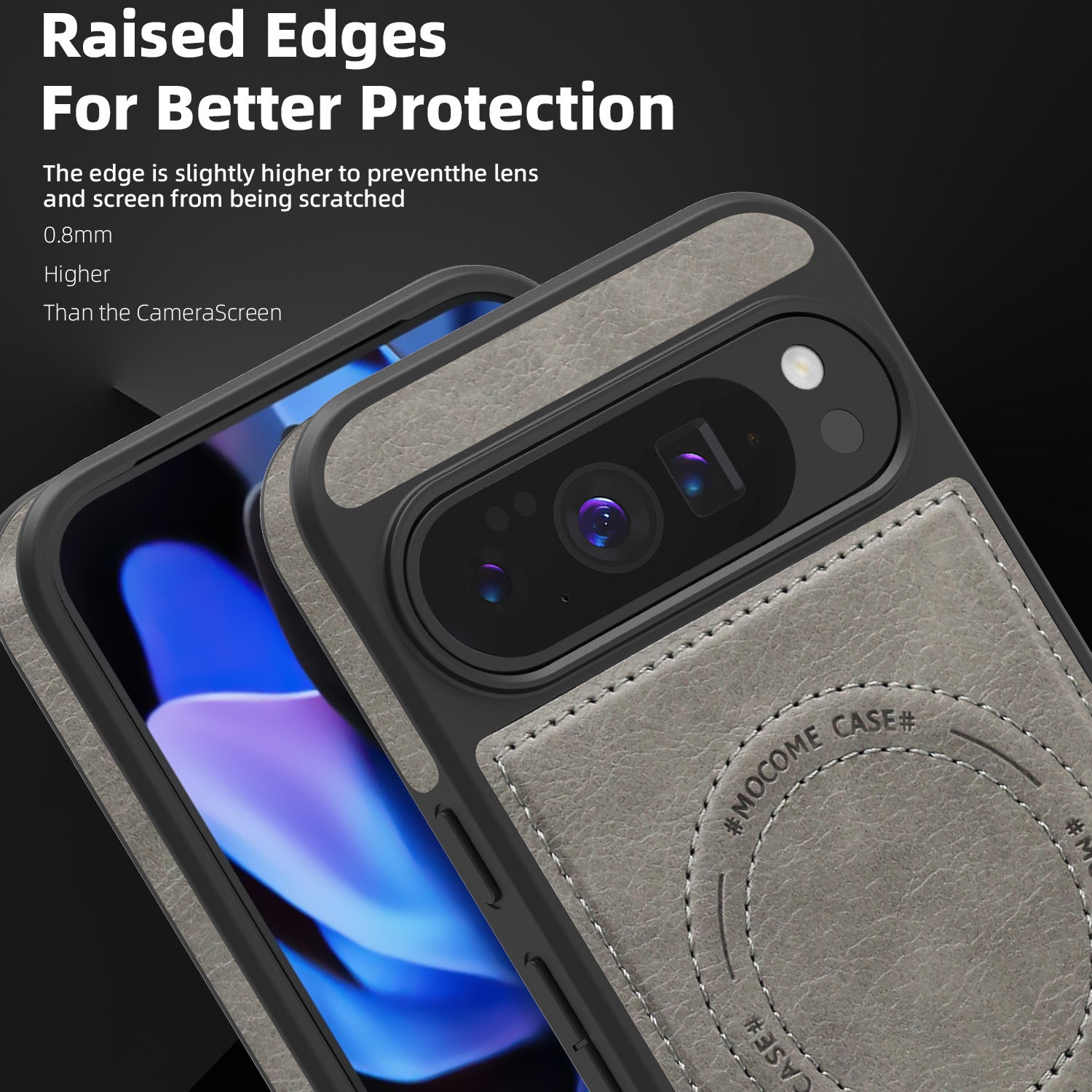 Folding Stand Leather Case with MagSafe