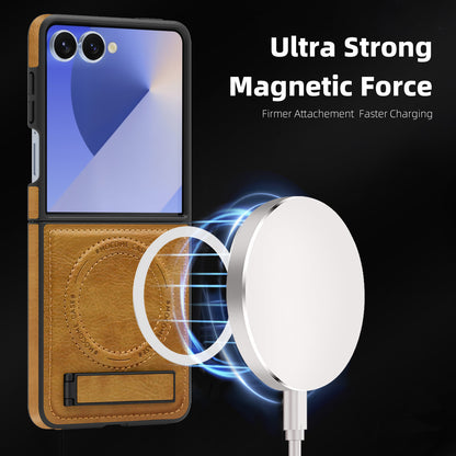 Business kickstand Leather Case with MagSafe