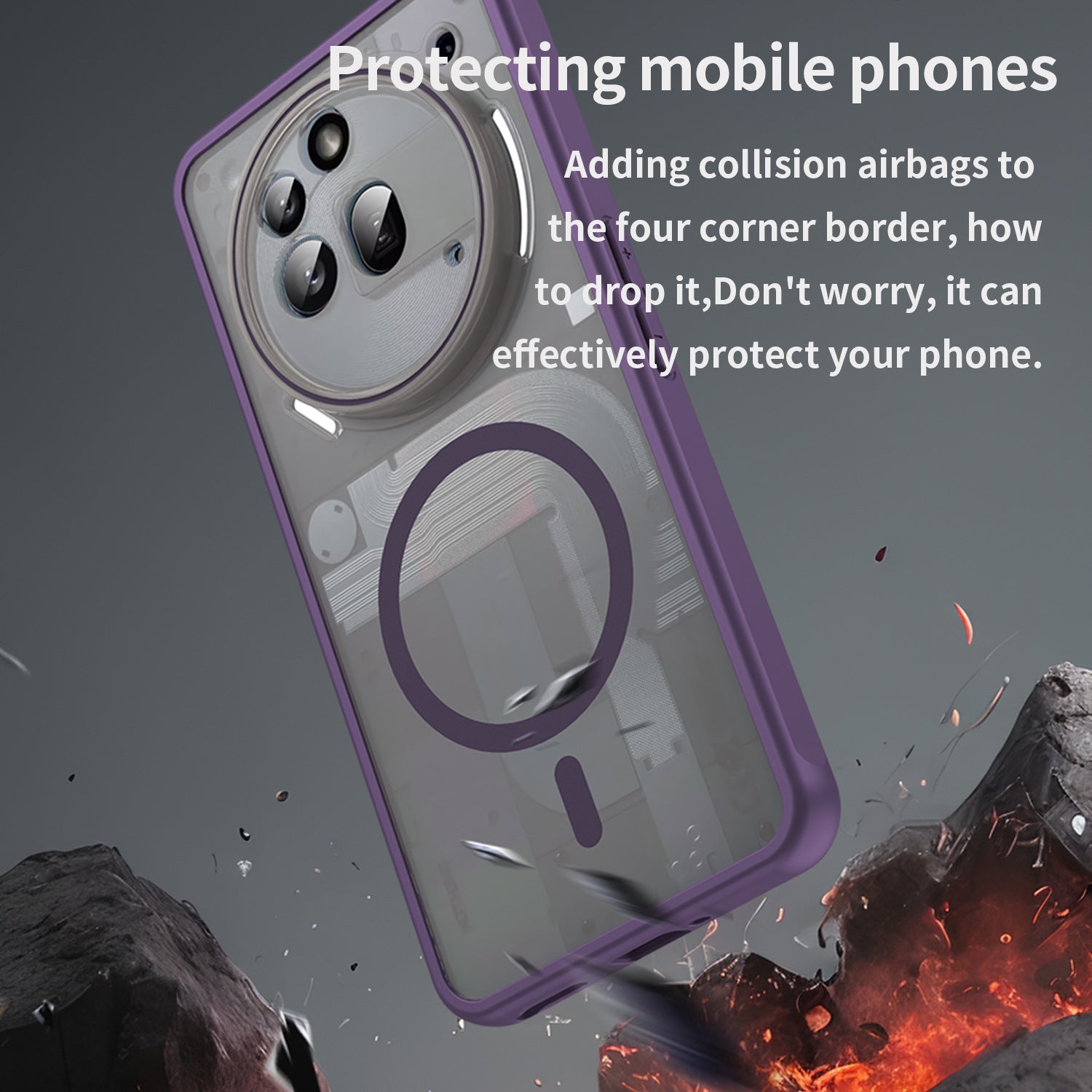 Frosted Translucent Case with MagSafe