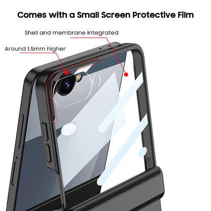 Frosted Case with Makeup Mirror