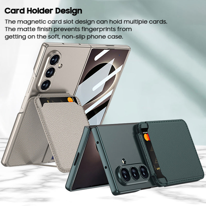 Card Holder Leather Case with MagSafe