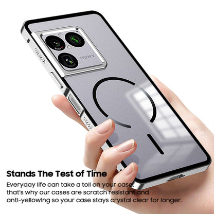Single-Sided Buckle Metal Frame Case with MagSafe