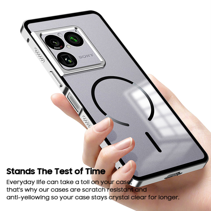 Single-Sided Buckle Metal Frame Case with MagSafe