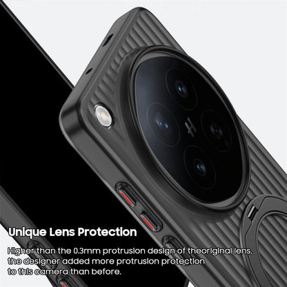 Wave Pattern Frosted Case with MagSafe