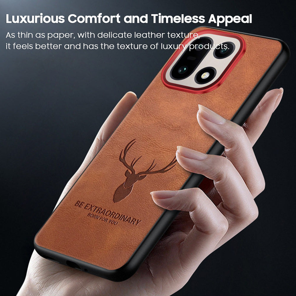 Elk Engraved Leather Case