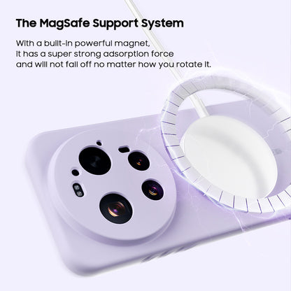 Solid Color Liquid Silicone Case with MagSafe