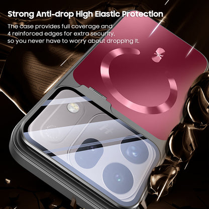 Magsafe Compatible Case with Flip Lens Kickstand