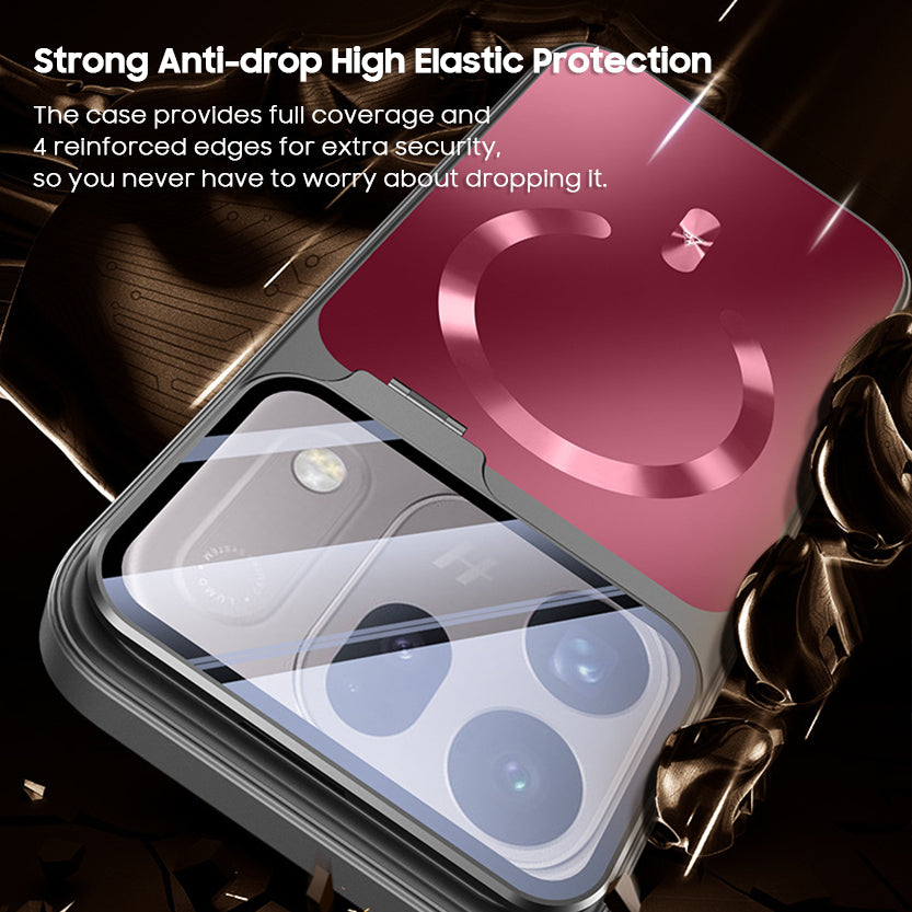 Magsafe Compatible Case with Flip Lens Kickstand