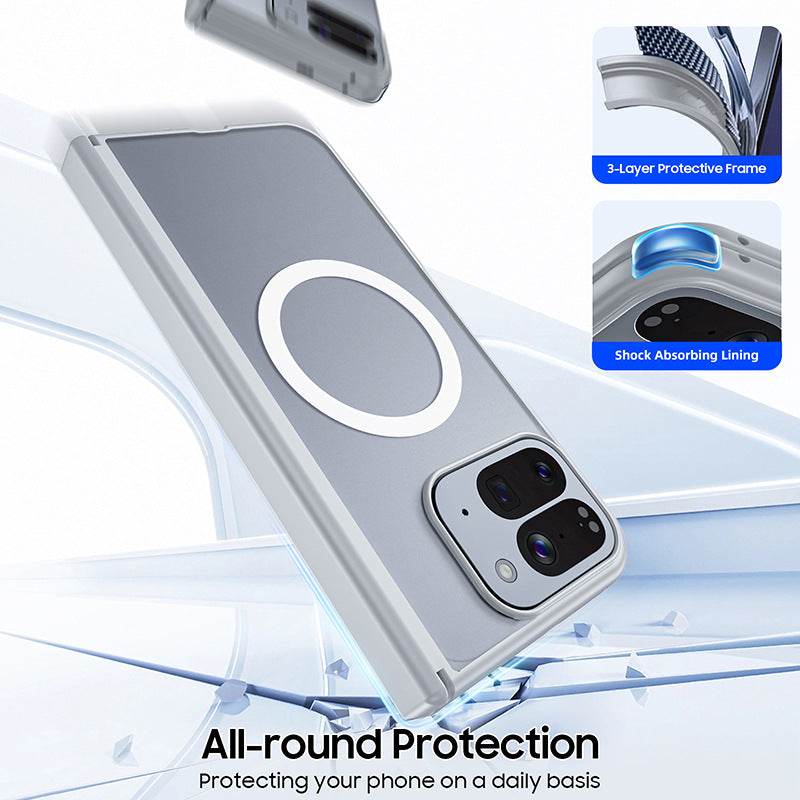 Translucent Skin-Feel Frosted Case with MagSafe