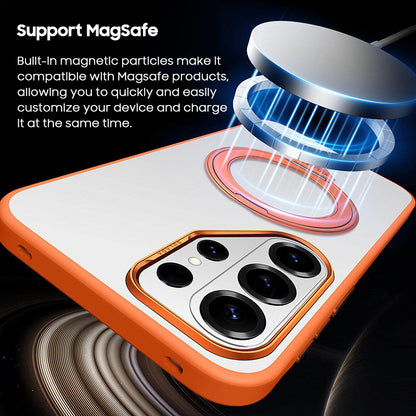 Translucent Frosted Swivel Kickstand Case with MagSafe