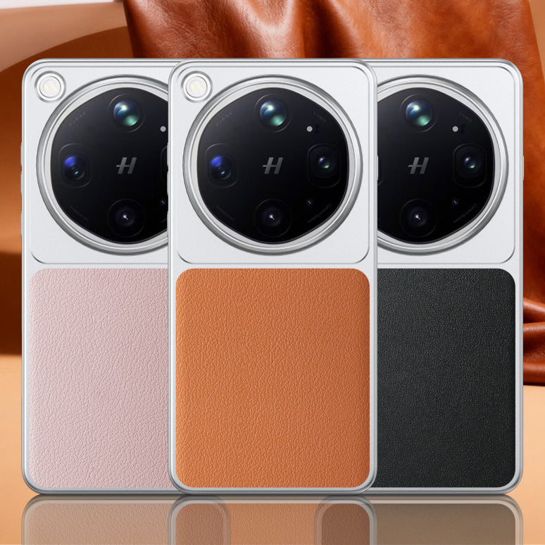 Luxury Matte Anti-Slip Leather Case
