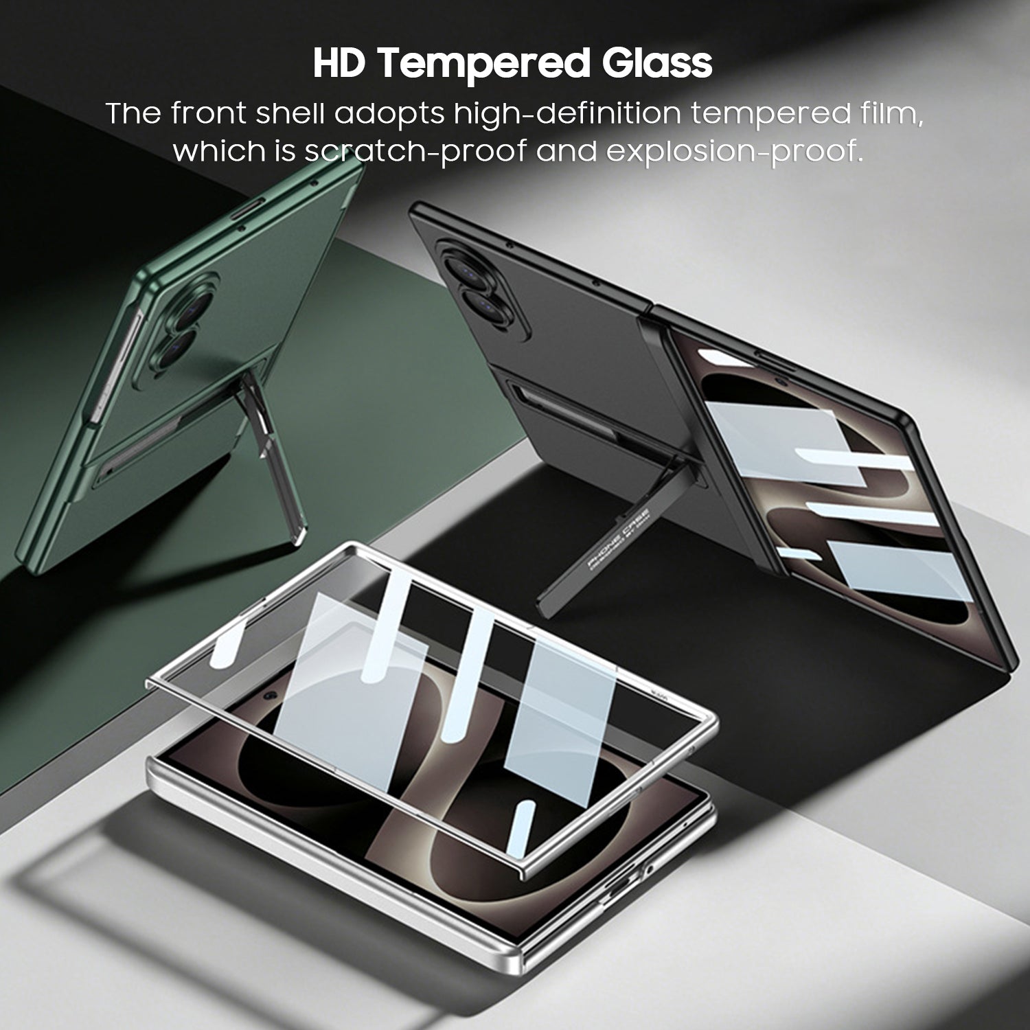 Ultra-Thin Matte Case with Kickstand