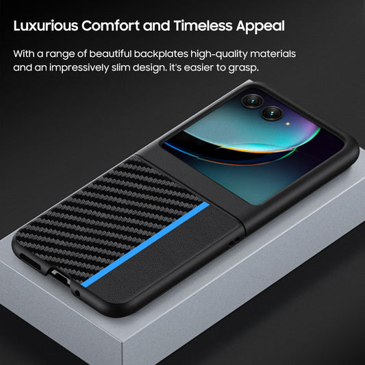 Motorola Series | Carbon Fiber Pattern Color Matching Mobile Phone Case