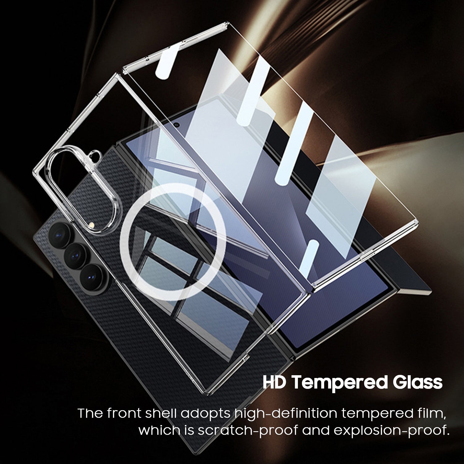 Electroplated Clear Case with MagSafe