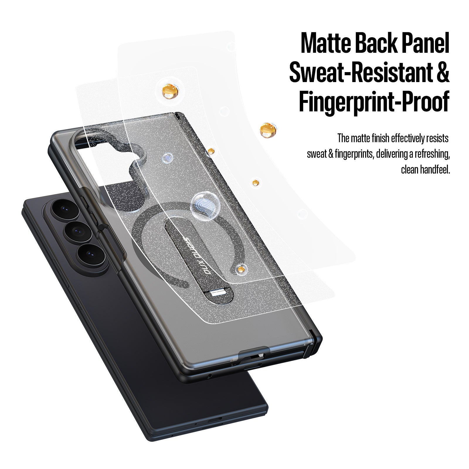 Frosted Translucent Case with Kickstand