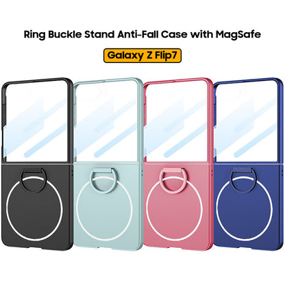 Ring Buckle Stand Anti-Fall Case with MagSafe