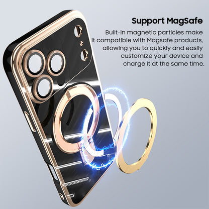 Electroplated Magnetic Ring Case with MagSafe