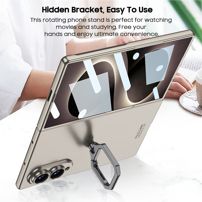 Slim Matte Case With Rotatable Ring