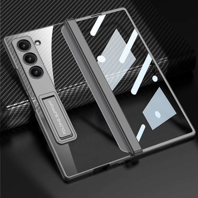 Samsung Galaxy Z Fold6 | All-Inclusive Hinged Transparent Phone Case