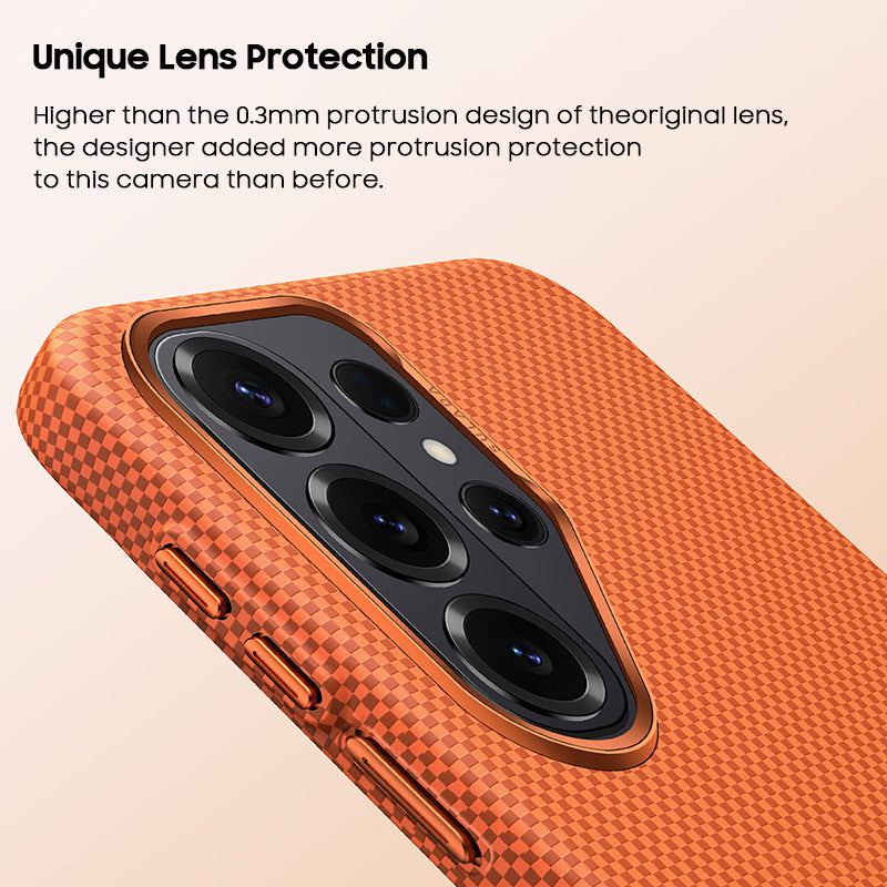 Carbon Fiber Ring Holder Case with MagSafe