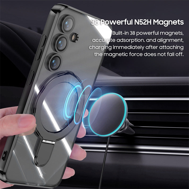 Electroplated Ring Clear Case with MagSafe