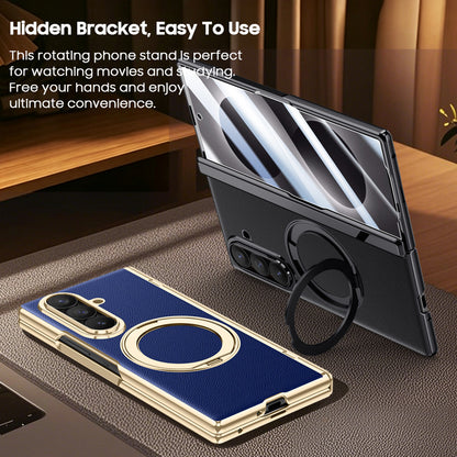 360° Rotating kickstand Leather Case with MagSafe