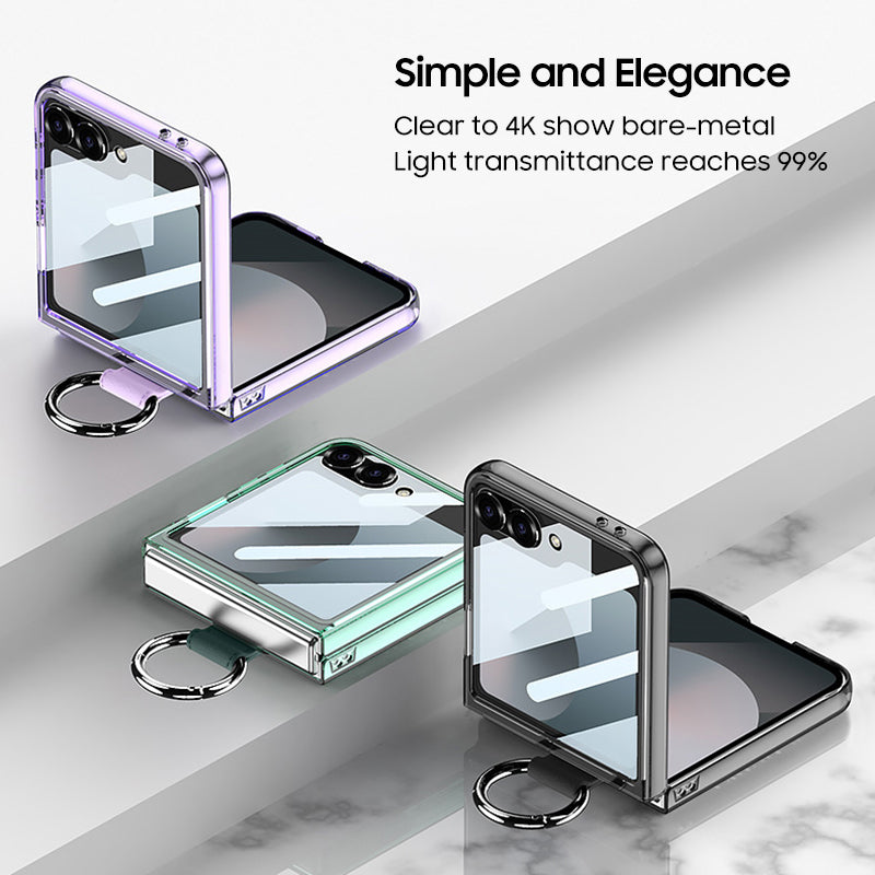 Samsung Galaxy Z Flip6 | Transparent Ring Phone Case