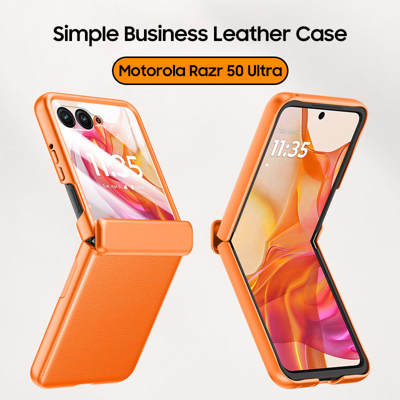 Motorola Series | Razr50Ultra Simple Business Leather Case