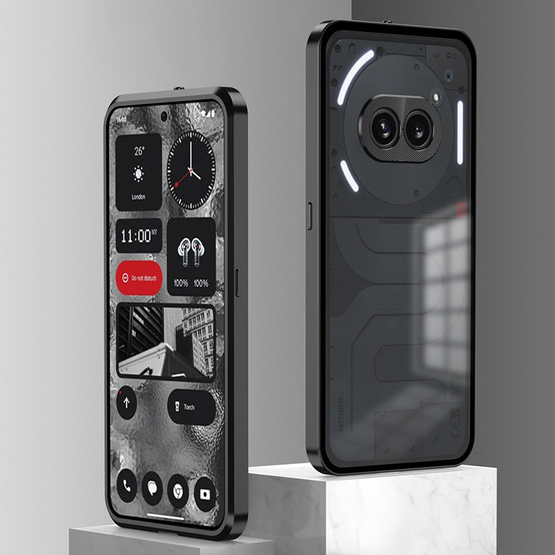 Single-Sided Buckle Metal Frame Case