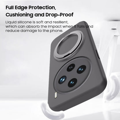 Rotating Bracket Silicone Case with MagSafe