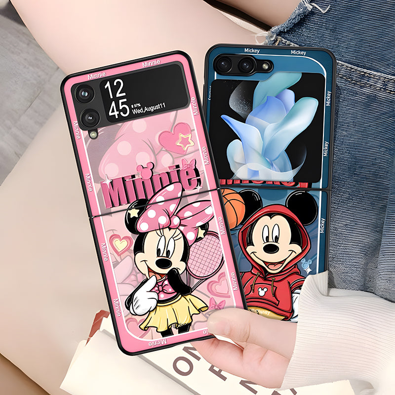 Serie Samsung | Funda para teléfono Galaxy Z Flip Series Disney con dibujos animados