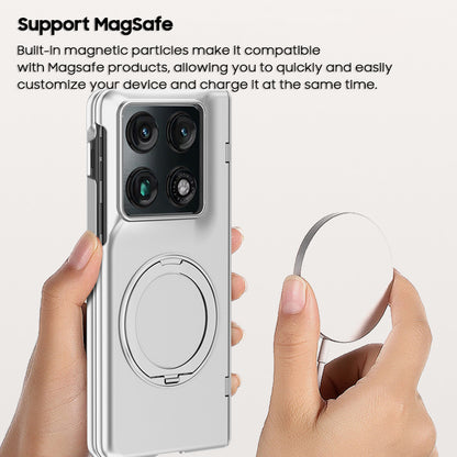 Rotating Magnet Ring Frosted Case with MagSafe