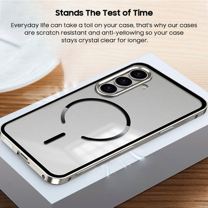 Single-Sided Buckle Metal Frame Case with MagSafe
