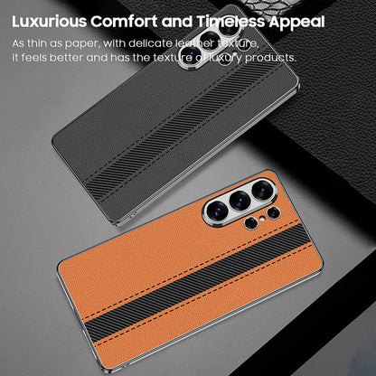 Classic Solid Color Leather Case