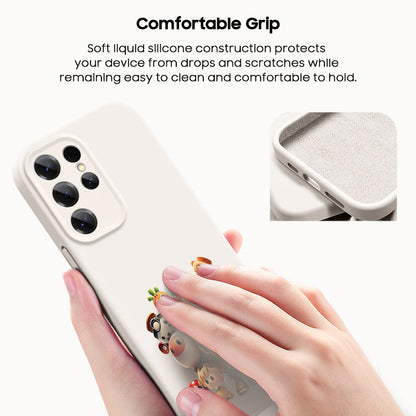 Mario Liquid Silicone Lanyard Case