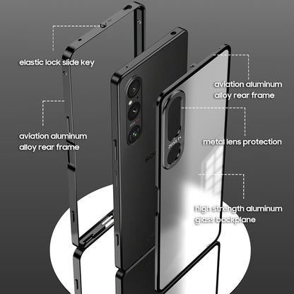 Single-Sided Buckle Metal Frame Case