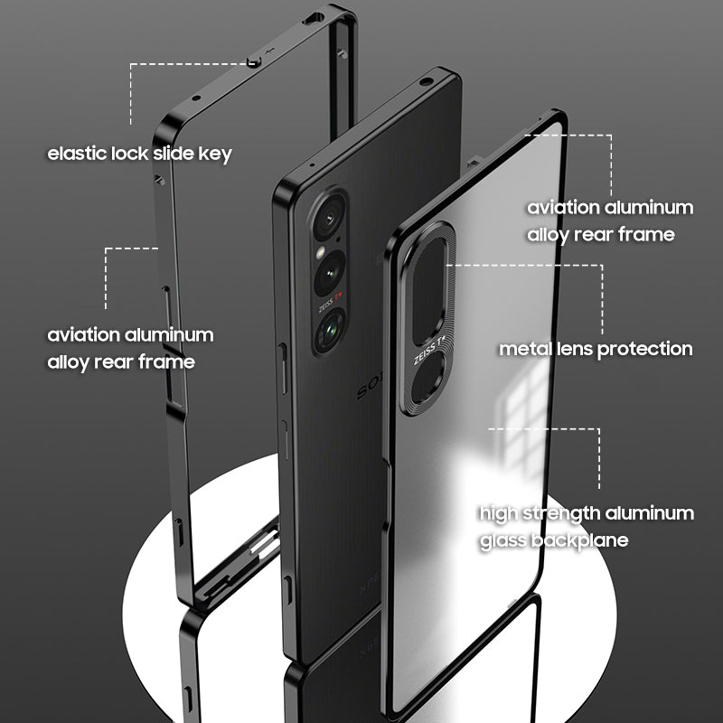 Single-Sided Buckle Metal Frame Case