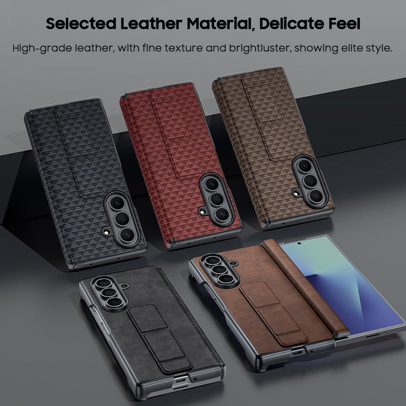 Wristband Bracket Wax Leather Case