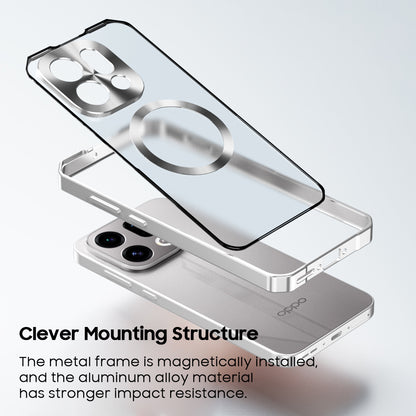 Single-Sided Buckle Metal Frame Case with MagSafe
