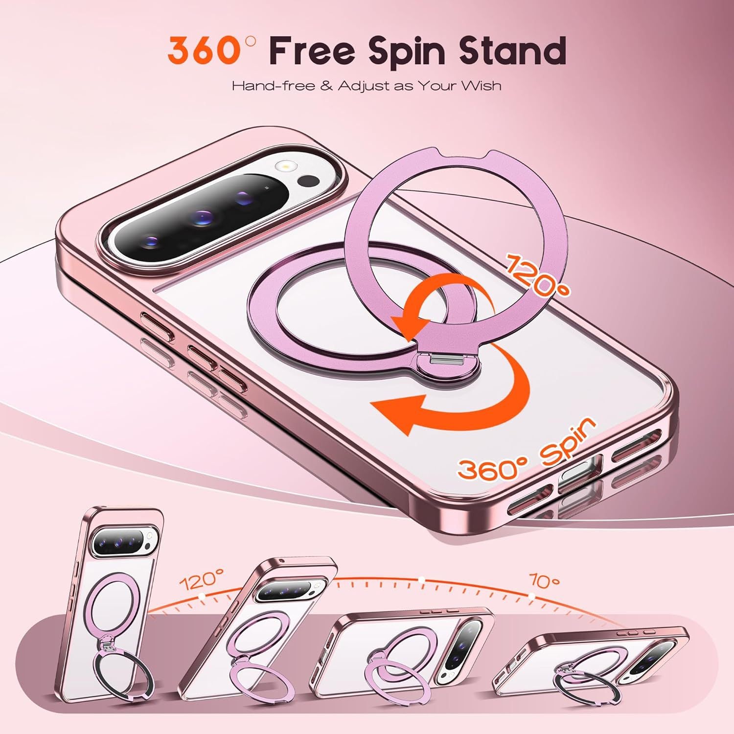 Electroplated Clear Case with MagSafe