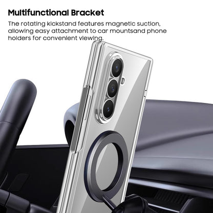 360° Rotating Stand Clear Case with MagSafe