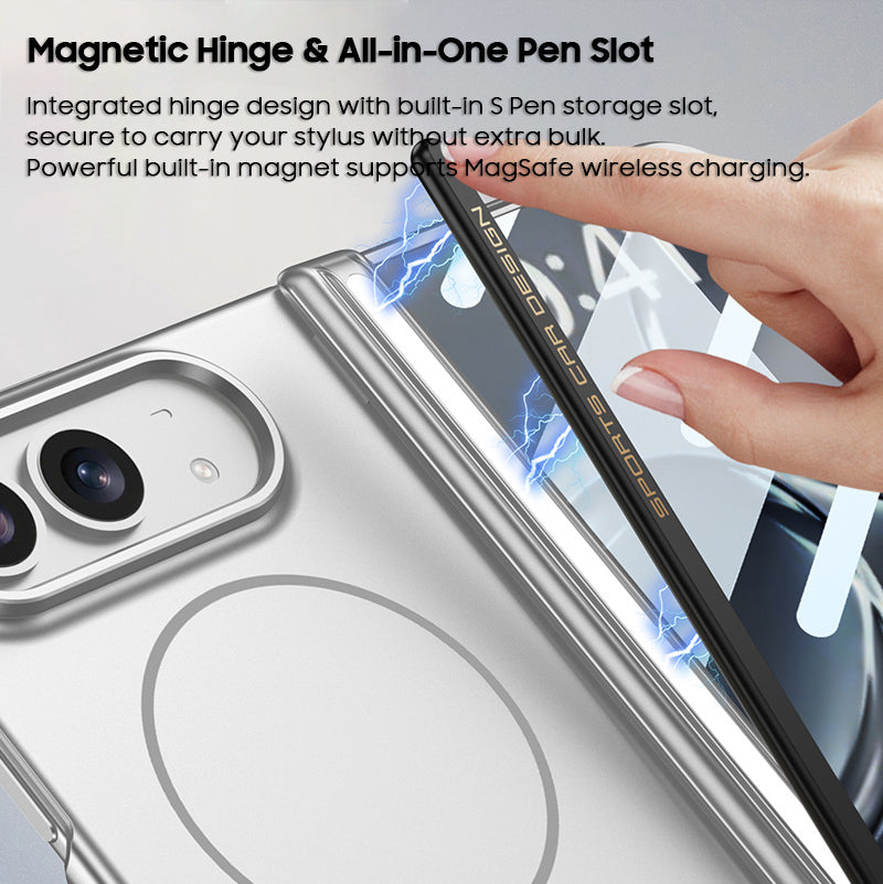 Matte Magnetic Hinge Case with MagSafe