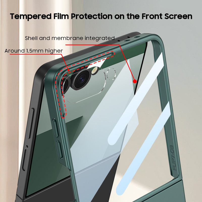 Oval Finger Ring Buckle Stand Frosted Case