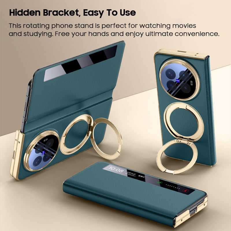 Folding Flip Leather Case with Kickstand