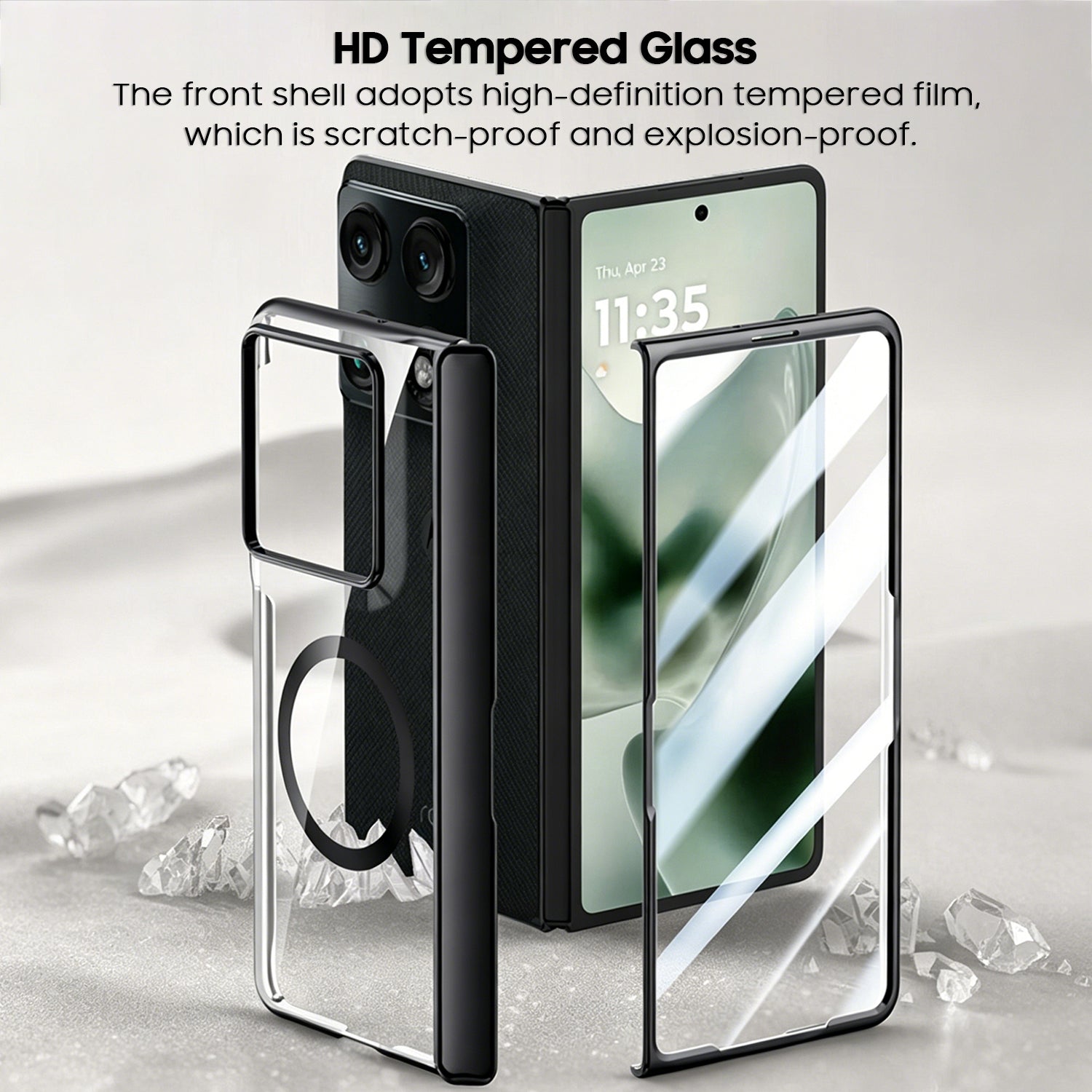 Electroplated Clear Case with MagSafe