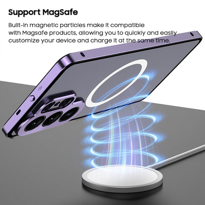 Single-Sided Buckle Metal Frame Case with MagSafe