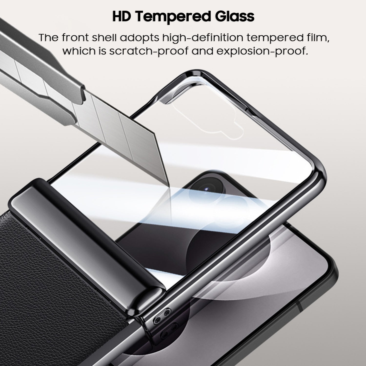 Luxury Electroplated Leather Case
