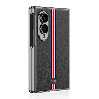 Folding Screen Electroplated Leather Case