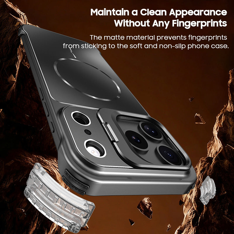 Camera Kickstand Electroplated Case with MagSafe