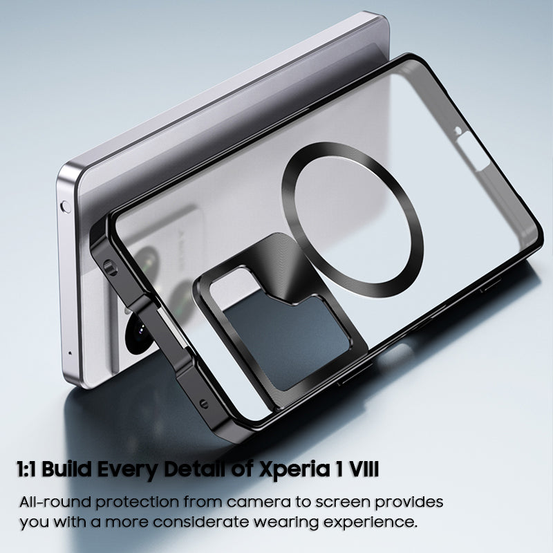 Single-Sided Buckle Metal Frame Case with MagSafe
